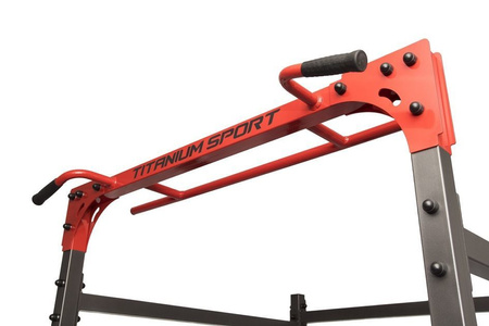Klatka Rack TS2U02 z drążkami i uchwytami na sztangę Titanium Sport