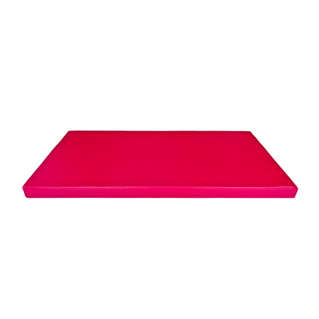 Materac gimnastyczny UNDERFIT 120 x 60 x 6 cm twardy różowy
