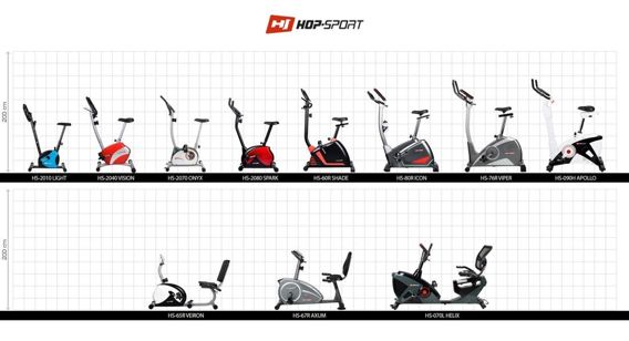 Rower stacjonarny treningowy HS-67R Axum Hop-Sport